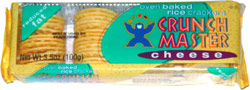 Crunch Master Oven Baked Rice Crackers Cheese