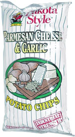 Dakota Style Parmesan Cheese & Garlic Industrial Strength Potato Chips