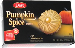 Dare Pumpkin Spice Premium Crème Filled Cookies