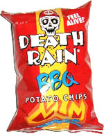 Death Rain BBQ Potato Chips