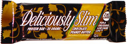 Deliciously Slim Chocolate Peanut Butter Protein Bar