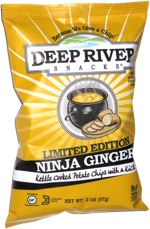 Deep River Limited Edition Ninja Ginger Kettle Cooked Potato Chips with a Kick