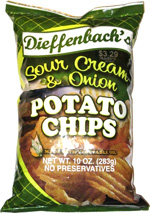 Dieffenbach's Sour Cream & Onion Potato Chips