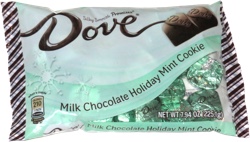 Dove Silky Smooth Promises Milk Chocolate Holiday Mint Cookie