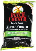 Dutch Crunch Potato Chips Kettle Cooked Chipotle & Lime