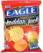 Eagle Cheddar Jack Thick & Wavy Potato Chips