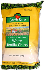 Earth Fare Lightly Salted White Tortilla Chips