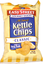 Easy Street Gourmet Snacks Kettle Chips Classic with Sea Salt