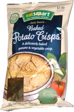 Eat Smart Baked Potato Crisps Zesty Ranch