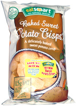 Eat Smart Baked Sweet Potato Crisps