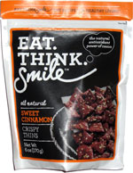 Eat. Think. Smile Sweet Cinnamon Crispy Thins