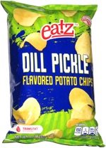 Eatz Dill Pickle Flavored Potato Chips