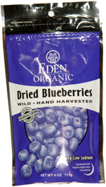 Eden Organic Dried Blueberries