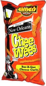 Elmer's New Orleans Chee Wees Bar-B-Que Cheese Curls