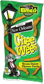 Elmer's New Orleans Chee Wees Green Onion Cheese Curls