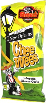 Elmer's New Orleans Chee Wees Jalapeño Cheese Curls