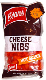 Evans Hot Sauce Flavored Cheese Nibs