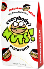 Everybody's Nuts! California Pistachios European Roast