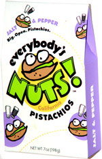 Everybody's Nuts! California Pistachios Salt & Pepper