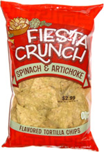 Fiesta Crunch Spinach & Artichoke Flavored Tortilla Chips