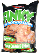 Finky Soy Potato Chips Sour Cream & Chive