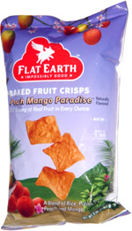 Flat Earth Baked Veggie Crisps Peach Mango Paradise
