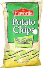 Flavorite Sour Cream & Onion Potato Chips