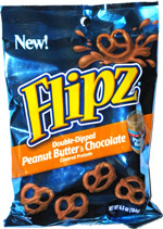 Flipz Double-Dipped Peanut Butter & Chocolate Covered Pretzels