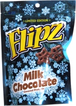 Flipz Snowflake Milk Chocolate Covered Pretzels
