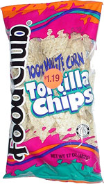 Food Club 100% White Corn Tortilla Chips
