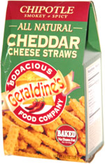 Geraldine's Chipotle Smokey & Spicy Cheddar Cheese Straws