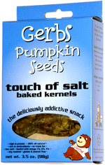 Gerbs Pumpkin Seeds Touch of Salt Baked Kernels