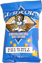 Gladcorn A-Maizing Corn Snack Gourmet Cheddar