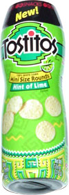 Tostitos Go Snacks Mini Size Rounds Hint Of Lime