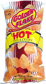 Golden Flake Hot Potato Chips