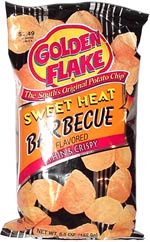 Golden Flake Sweet Heat Barbecue Thick & Crispy Potato Chips