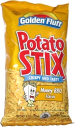 Golden Fluff Potato Stix Honey BBQ Flavor