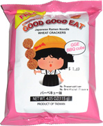 Everyone Says Good Good Eat Japanese Ramen Noodle Wheat Crackers BBQ Cube