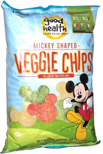 Good Health Mickey Shaped Veggie Chips