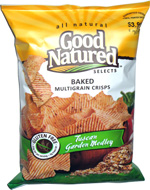 Good Natured Selects Baked Multigrain Crisps Tuscan Garden Medley