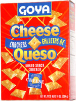 Goya Cheese Crackers Galletas de Queso Baked Snack Cracker