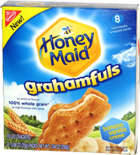 Honey Maid Grahamfuls Banana Vanilla Crème