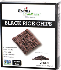 Grains of Wellness Black Rice Chips
