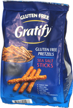 Gratify Gluten Free Pretzels Sea Salt Sticks