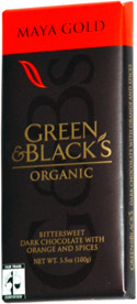 Green & Black's Organic Maya Gold Organic Bittersweet Dark Chocolate with Orange and Spices