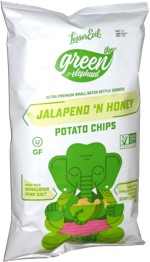 The Green Elephant Jalapeno 'n Honey Potato Chips