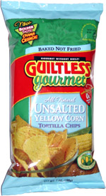 Guiltless Gourmet Unsalted Yellow Corn Tortilla Chips