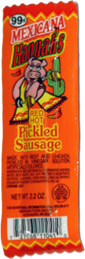 Mexicana Hannah's Red Hot Pickled Sausage