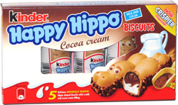 Happy Hippo Cocoa Cream Biscuits