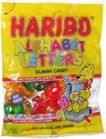 Haribo Alphabet Letters